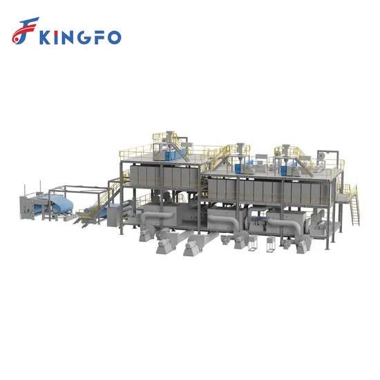 Polypropylene Polyethylene Polyester Non Woven Fabric Production Line Automatic Operation