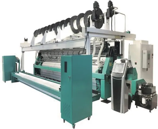 CH RS3 Msus-V Weft Insertion Polyester and Fiber Glass Geogrids Raschel Warp Knitting Machine