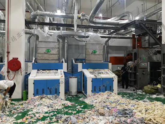 Waste Fabric Recycling System Textile Machine for Mill