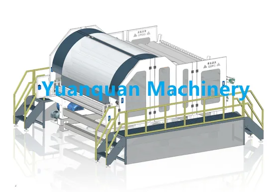 Non-Woven Machinery of Carding Machine with Single Cylinder Double Doffer