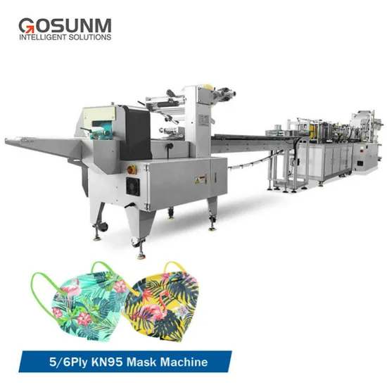 4-6 Layers KN95/94 Folding Face Cover Making Machine