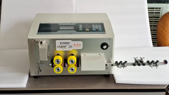 High Efficiency Copper Wire Stripper Cutting Machine with Rubberwheels