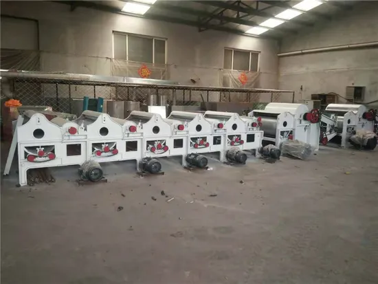 Cotton Fiber Processing Machine Cotton Spinning Machinery Fiber Wool Opening Rag Tearing Machine Waste Cotton Old Cloth Recycling Machine