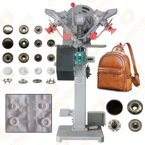 Automatic Plastic Snap Button Attaching Machine Button Hole Industrial Sewing Machine Supplier