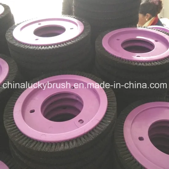 Pure Black Bristle Round Brush for Lk Textile Machine (YY-423)
