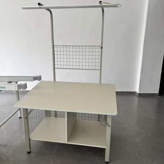 Versatile Illuminated Fabric Table with Enhanced LED Inspection Capabilities