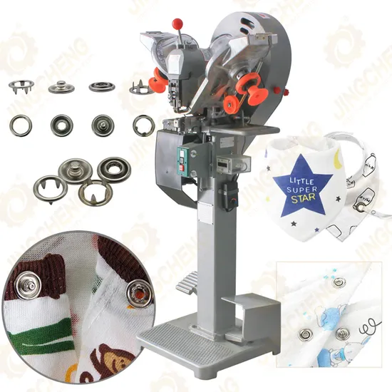 2-PC 4-PC 5-Claw Snap Button Attaching Machine Automatic