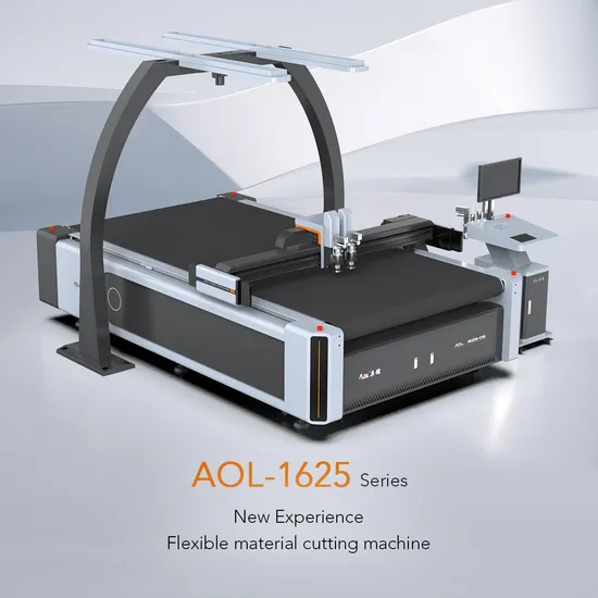Aol 3-Year Warranty PVC Cardboard Film Fabric Canvas Cloth Garment Industry Die CNC Knife Cutter Automatic Industry Fabric Cutting Machine Price