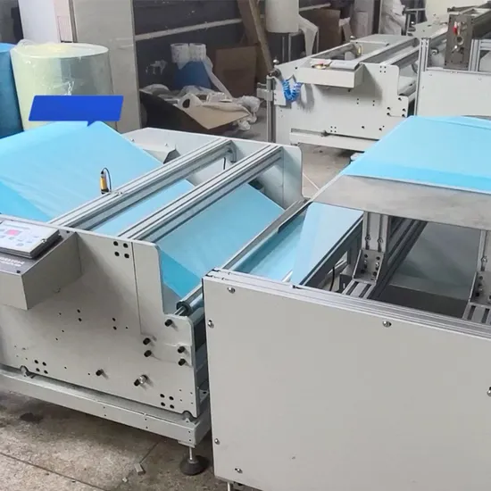 Fully Automatic Finished Products Dental Paper Fold Disposable Water Proof Fastener Feeding Bib Pad Making Machine