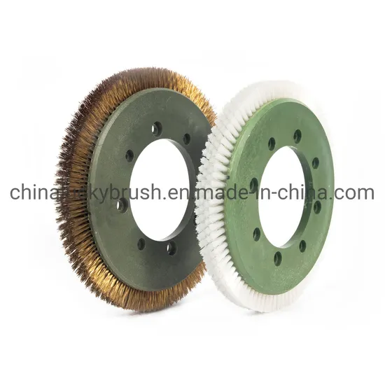 Brass Wire Wheel Brush for Stenter Textile Printing and Dyeing Machinery (YY-967)