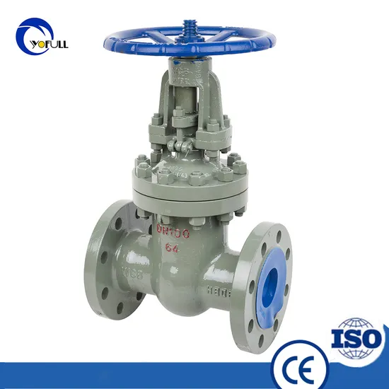 Carbon Steel Flanged Heat Conductive Oil Valve for Steam Boiler