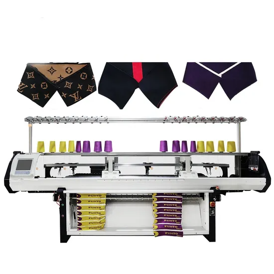 Double Head Single System Knitting Machine for Collar School Cardigan Sweater