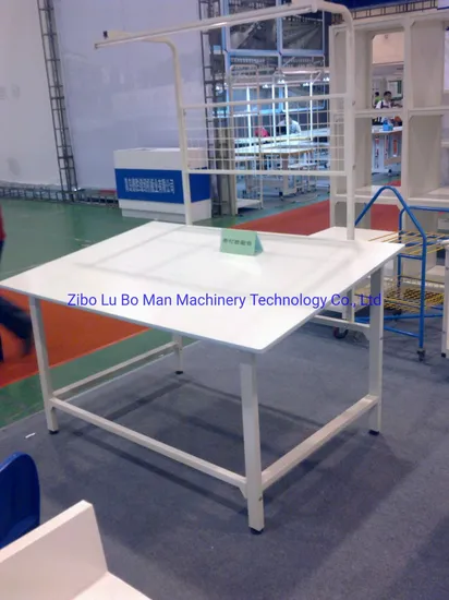 Good Quality Specification Customized Garment Factory Checking Table with Frames for Lighting