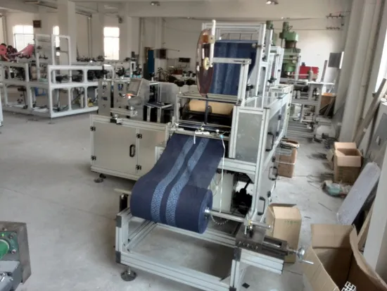 High Efficiency Disposable Blue Shoes Covers Anti-Slip Making Equipment with Free Sample