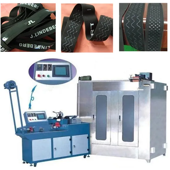 Ealstic Band Tape Ribbon Webbing Narrow Fabric Silicone Coating Machine