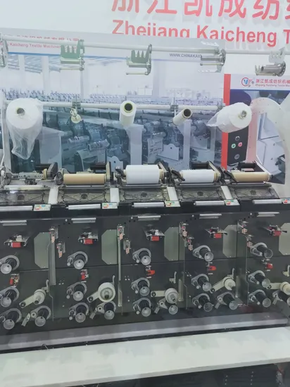 Kc215b Automatic Air Covering Machine Electronic Yarn Winding Machine