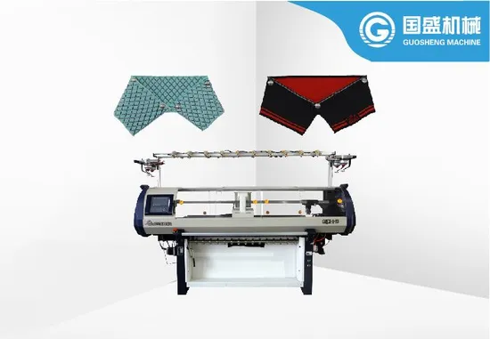 Jacquard Vamp Equipment with Blue Computerized Flyknit Knitting Machine and 14G Gauge