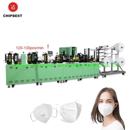 USA Popular N95 1860 3D Masks Fully Automatic 8210 N95 Cup Shape Face Mask Making Machine