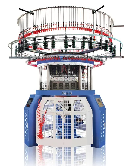 Rsdt-Txyq Double Jacquard Circular Knitting Machine Have Transfer Rib & Auto Stripper