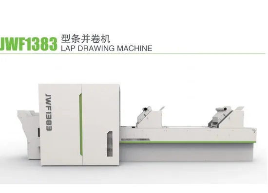 Ring Spinning Line Textile Machinery Lap Drawing Machine Linked with Combing Machine
