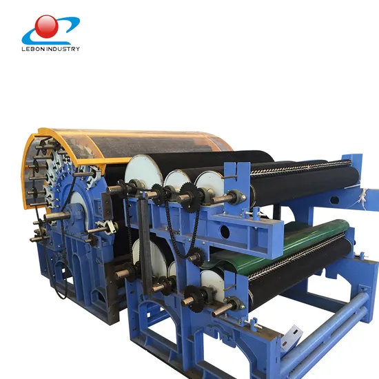 Non Woven Single Cylinder Double Doffer Carding Machine of Needle Punching Machine Line