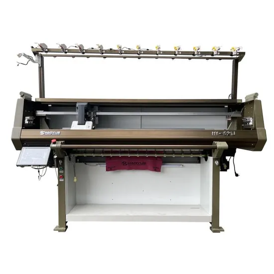 Single System/Heads Computer Cotton Collar Cuffs Rib Knitting Machine