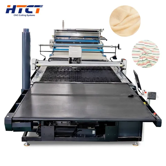Fully Automatic Electric Fabric Cutting Machine with Multi Ply Technology.