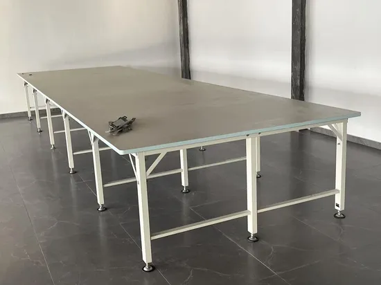 Premium Adjustable Height Fabric Cutting Table for Garment Studios