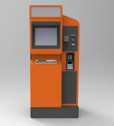 Factory All in One Self Service Touch Screen Ticketing/Parking Payment Kiosk with Cash Payment Card Dispenser Card Acceptor