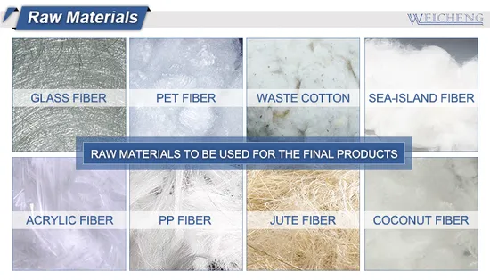 New Type Nonwoven Machine Production Line Waste Fiber Opening System for Recycling