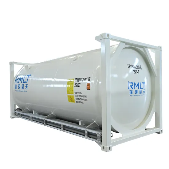 T75 Tank 20FT 40FT ISO Liquid Nitrogen Oxygen Cryogenic Tank Containers