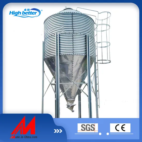 Chinese Direct Factory Large Capacity Hot Galvanized Chicken Feed Silo Grain Silo