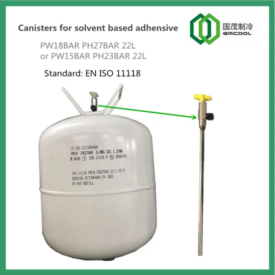 Canisters for Solvent Based adhesive En ISO 11118 Ce