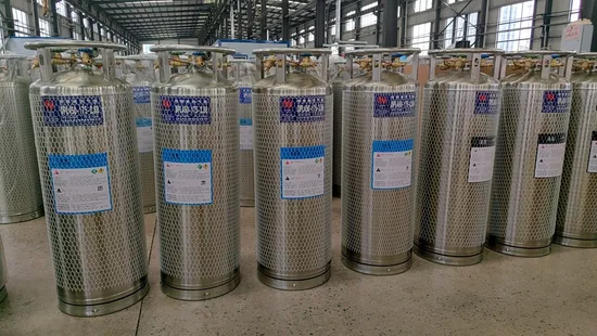 175L 195L 210L Industrial Cryogenic Insulated Gas Cylinder High Quality