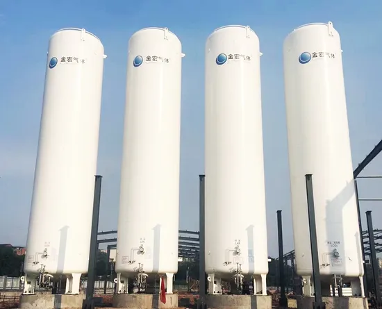 New 5m3-350m3 Vertical Cryogenic Liquid Nitrogen / Oxygen / Argon/CO2 /Nature Gas Lngtank with Vaporizer for Gas Company