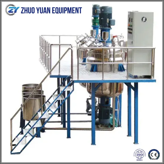 Chemical Stainless Steel Reactor Factory Supply Paraffin Synthetic Resin Emulsion Coating Color Light Mixer