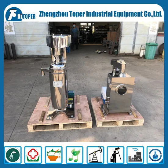 High Speed Tubular Bowl Centrifuge Coconut Oil Liquid Solid Separator