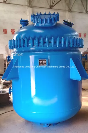 Longxing Electricity/Hot Oil/ Steam Heating Carbon Steel Plate Pressure Vessel Msglr Glass Lined Rank Reactor for PVAC AKD Wax Emulsion