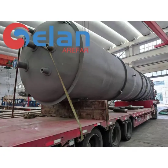 Customized Reaction Rectification Tower Plate Tower Packed Tower Used in Medical Ethanol