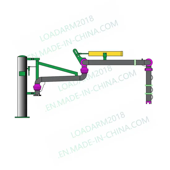 Land Loading Arm Al1403 for Petrochemical Storage Terminal