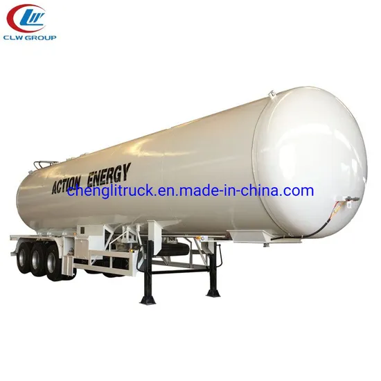 Heavy Duty 3 Axles LPG Tank Truck Trailer for Propane
