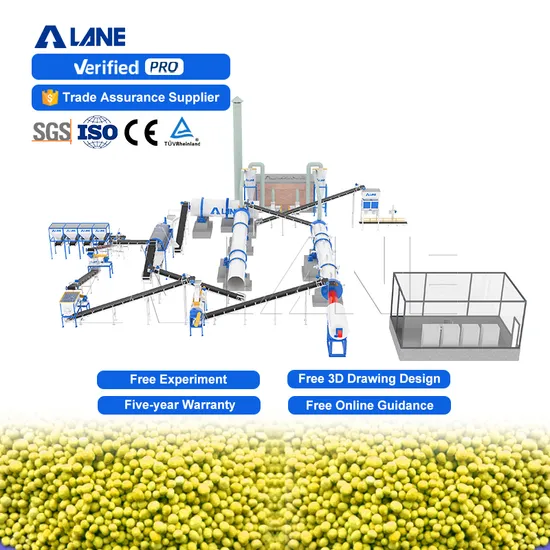 Lane Magnesium Sulfate Mini NPK Fertilizer Production Line NPK Compound Fertilizer NPK Organic Fertilizer Production Line