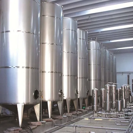 Large Stainless Steel Vertical Aboveground Edible Oil Storage Tank
