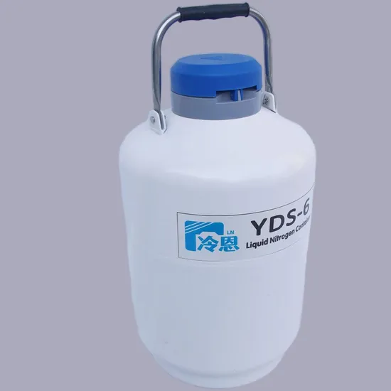 Light Weight Frozen Liquid Nitrogen Container of Scientific Research Test 6L