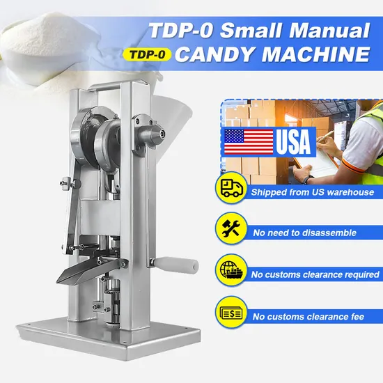 USA in Stock Cheap Tdp Single Punch Tablet Press Tdp-0 Candy Press Machine