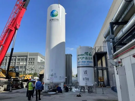 Low to High Working Pressure Bulk Large Cryogenic Liquid Nitrogen Argon Oxygen CO2 LNG Tank GB ASME PED