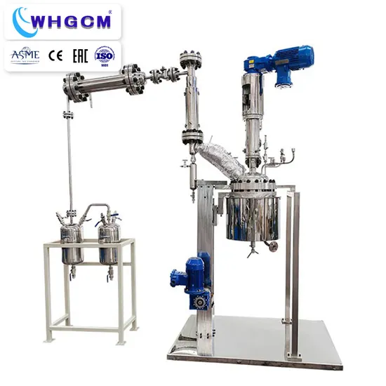 ASME U CE EAC Stainless Steel Jacket Electric Heating Polymerization Chemical Reactor with Ex Automatic Controller