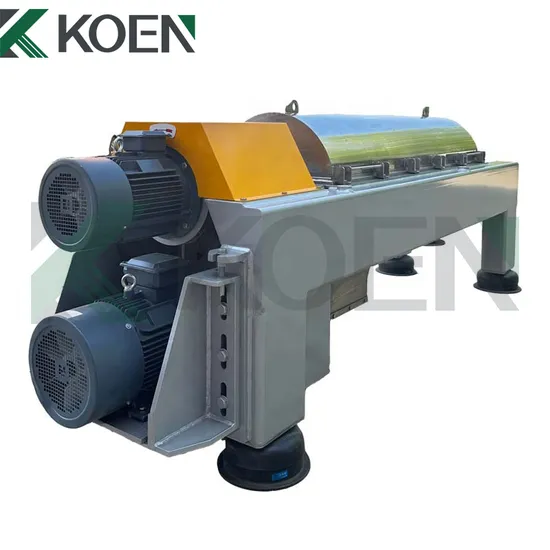 SS316 Continuous Tricanter 3 Phase Decanter Centrifuge for Virgin Olive Oil