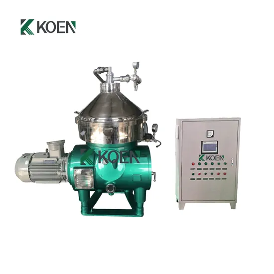 Self Cleaning Disk Stack Centrifuge for Factory Use Oil Extraction Centrifuge