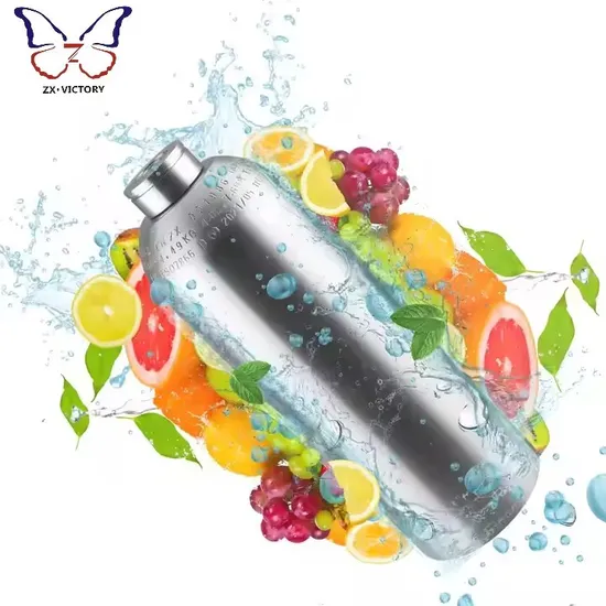1kg 2kg 4kg 5kg 10kg Bottle Gas Tank Aluminium Soda Stream Cylinder Quick Connect CO2 Cylinder